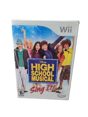Sealed Wii Disney High School Musical Sing It Video Game